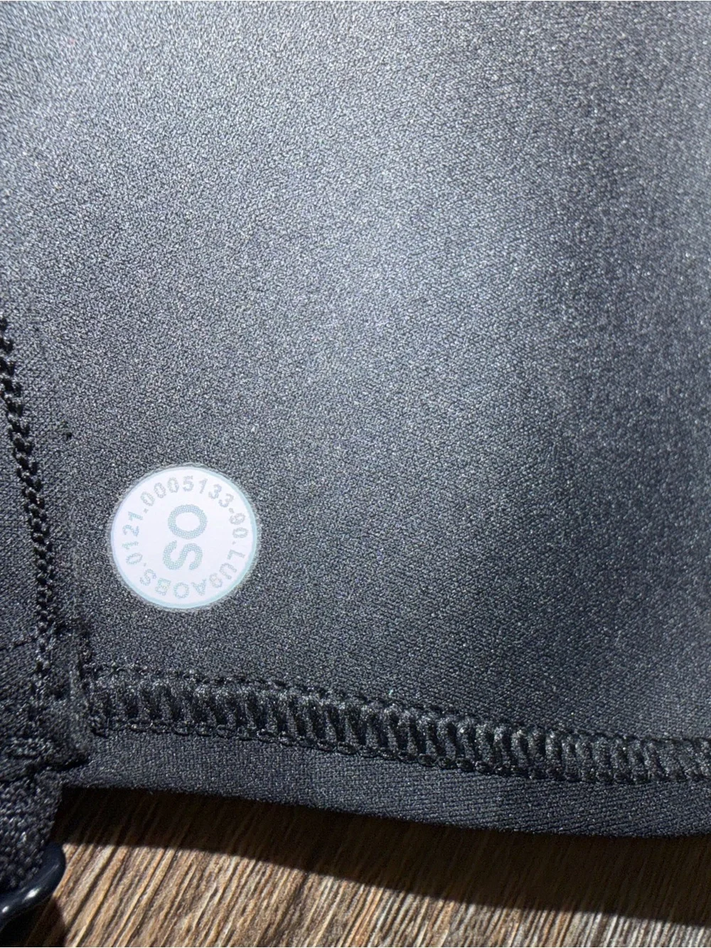 lululemon athletica Black Face Mask with Adjustable Straps